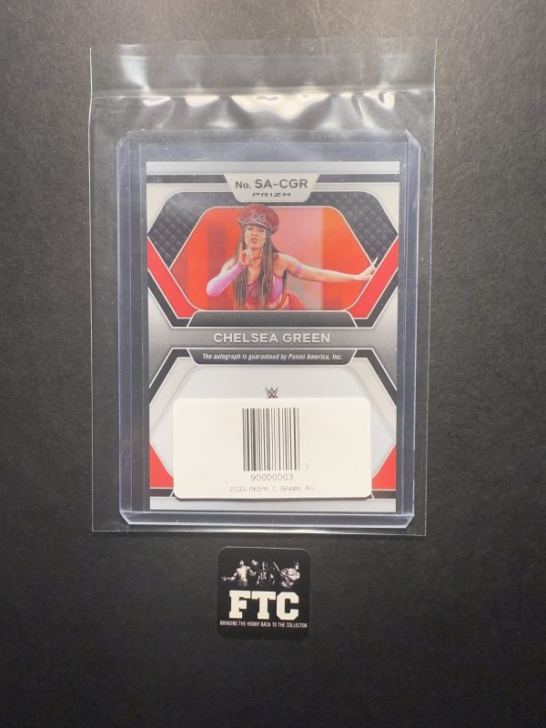 Chelsea Green, 2024 Prizm WWE, Superstar Autographs, Green, AU - Image 2
