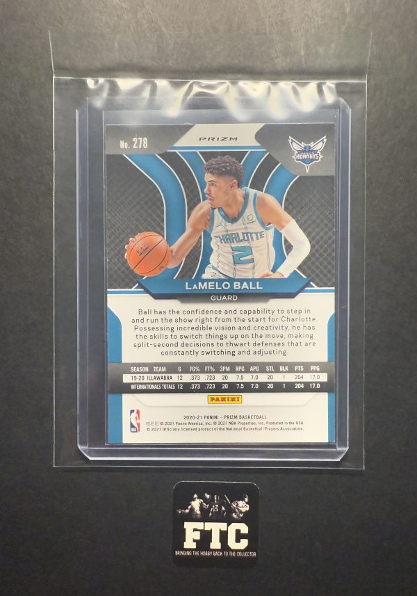 LaMelo Ball, 2020 Prizm, Silver, RC - Image 2