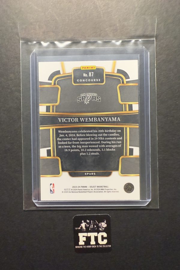 Victor Wembanyama, 2023 Select, Retail, RC - Image 2