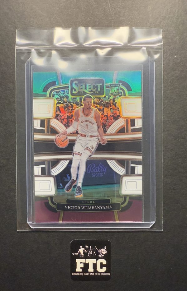 Victor Wembanyama, 2023 Select, Green Purple Die-Cut, RC