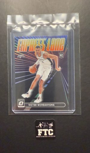 Victor Wembanyama, 2023 Optic, Express Lane, Purple, RC