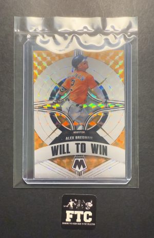 Alex Bregman, 2022 Mosaic, Will to Win, Orange Fluorescent, #'d 81/99