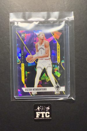 Victor Wembanyama, 2023 Phoenix, Fade to Black, Purple Ice, #'d 23/25, SSP, RC