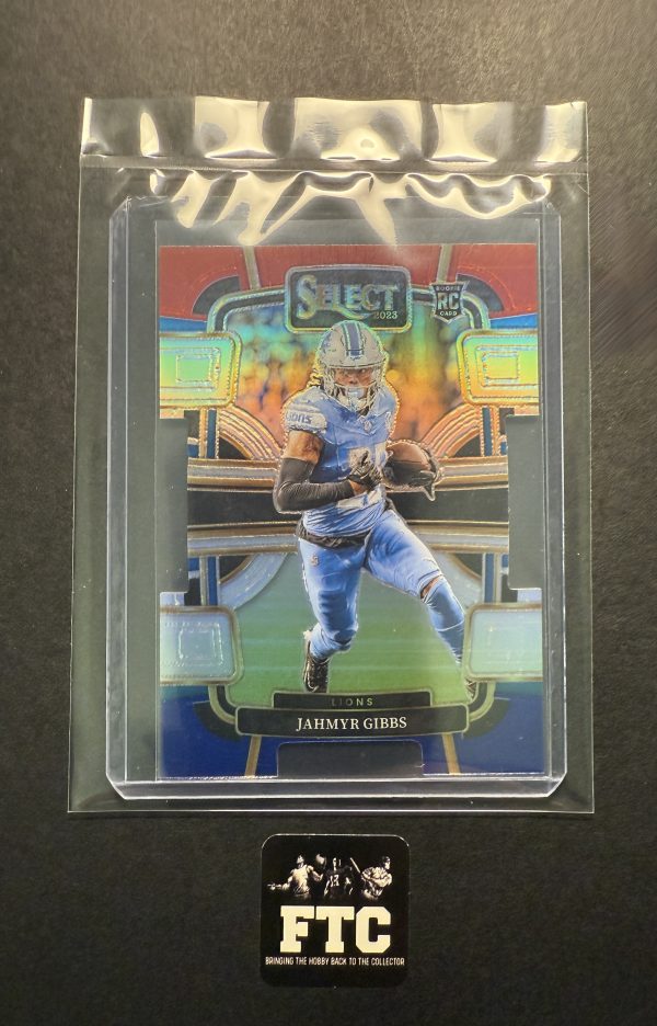 Jahmyr Gibbs, 2023 Select, Red Blue Die-Cut, RC