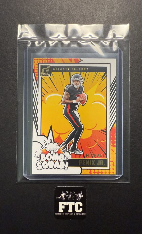 Michael Penix Jr., 2024 Donruss, Bomb Squad, RC
