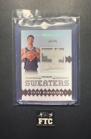 Victor Wembanyama, 2023 Hoops, Rookie Sweaters, MEM, RC