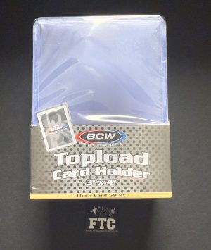 BCW Top Loaders, Thick Card, 59pt, 25 Count