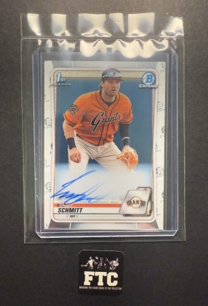Casey Schmitt, 2020 Bowman Chrome, AU, 1st Bowman **Faded Auto**