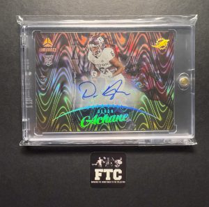 Devon Achane, 2023 Luminance, Blue, AU, #'d 43/50, SP, RC