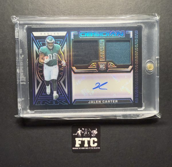 Jalen Carter, 2023 Obsidian, Etch Purple, AU/MEM, #'d 4/75, RC