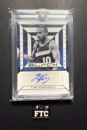 Tim Hardaway, 2023 Black, Smoke Show Signatures, AU, #'d 22/25, SSP