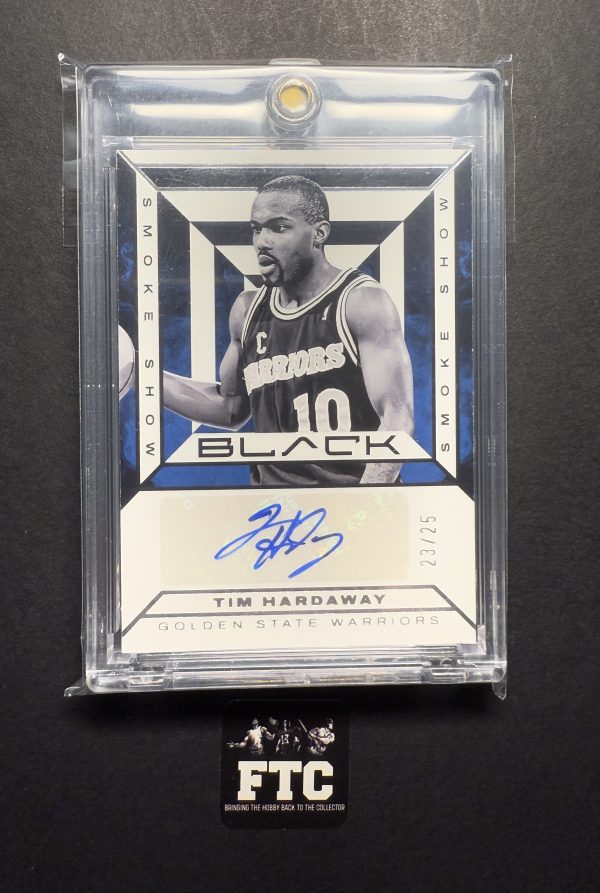 Tim Hardaway, 2023 Black, Smoke Show Signatures, AU, #'d 22/25, SSP