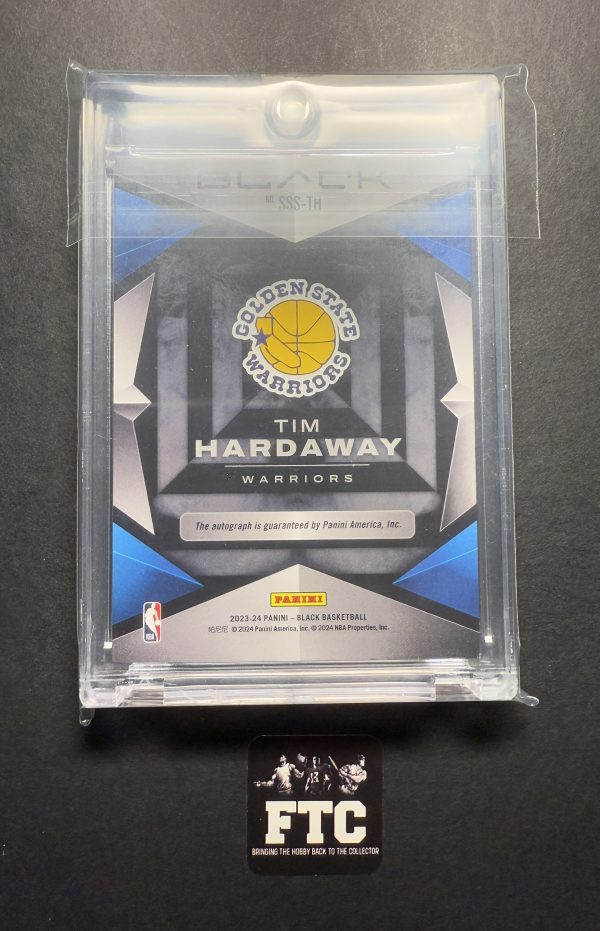 Tim Hardaway, 2023 Black, Smoke Show Signatures, AU, #'d 22/25, SSP - Image 2