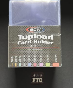 BCW Top Loaders, Thick Card, 79pt, 25 Count