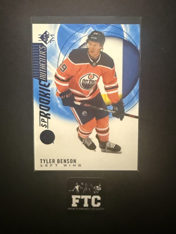 Tyler Benson, 2020-21 SP Hockey, Blue, RC