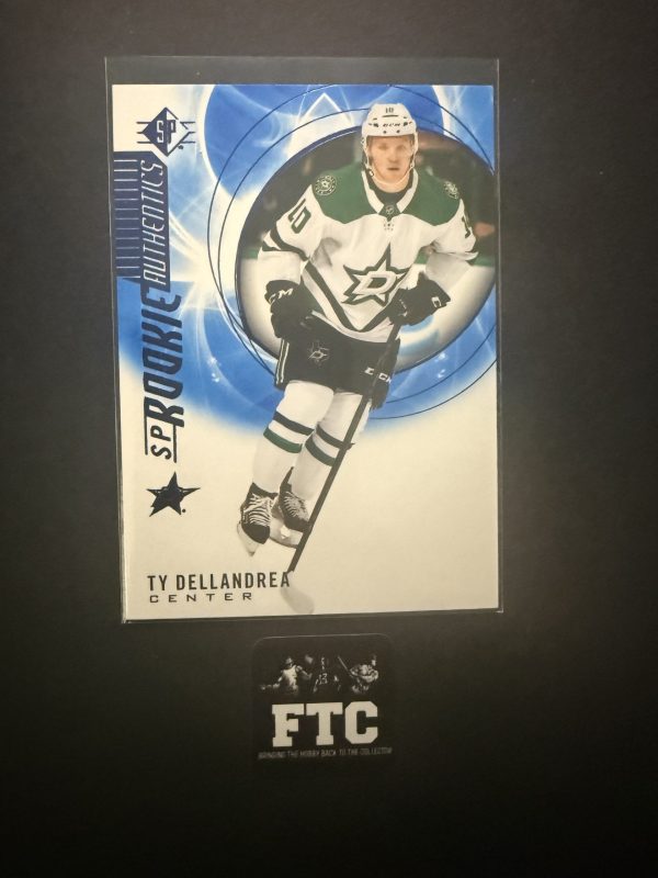 Ty Dellandrea, 2020-21 SP Hockey, Blue, RC
