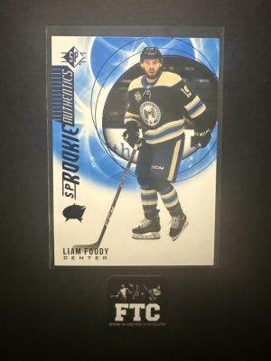 Liam Foudy, 2020-21 SP Hockey, Blue, RC