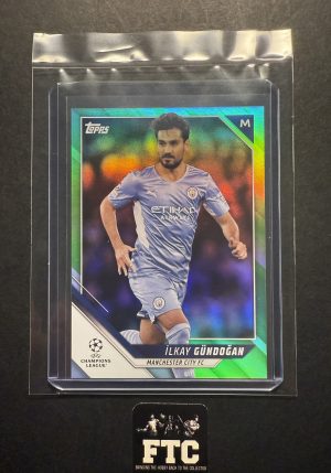 Ilkay Gundogan, 2022 Topps Champion League, Neon Green Foil, #'d 104/199