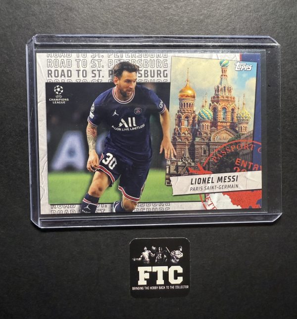 Lionel Messi, 2022 Topps Champion League, Road to St. Petersburg