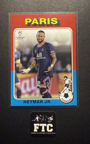 Neymar Jr, 2022 Topps Champions League, 75'-76' Footballer