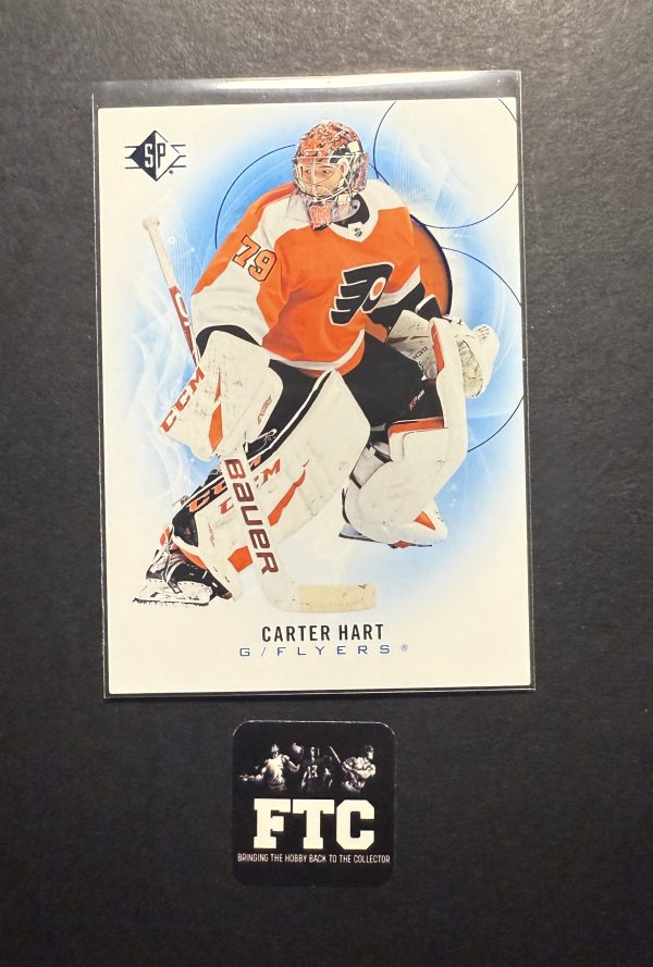 Carter Hart, 2020-21 SP Hockey, Blue
