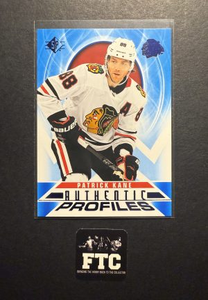 Patrick Kane, 2020-21 SP Hockey, Authentic Profiles, Blue