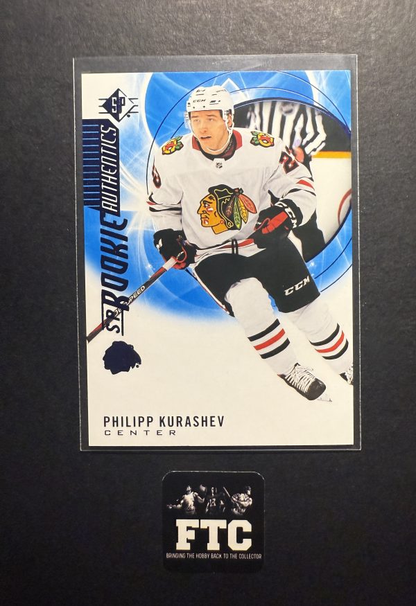 Philipp Kurashev, 2020-21 SP Hockey, Blue, RC
