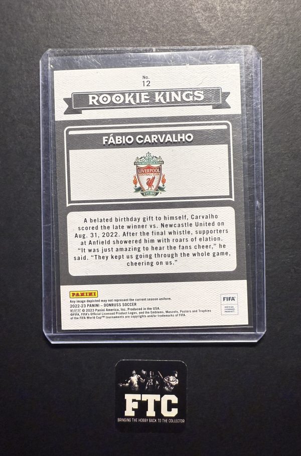 Pablo Carvalho, 2022-24 Donruss Soccer, Rookie Kings, Green, RC - Image 2