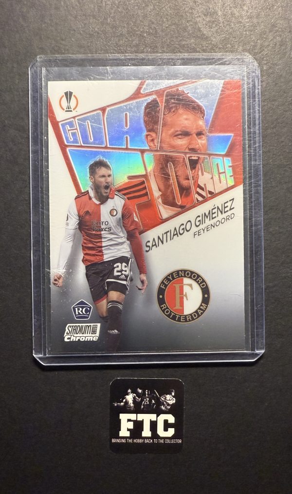 Santiago Gimenez Feyenoord, 2023 Topps Stadium Club, Goal Force