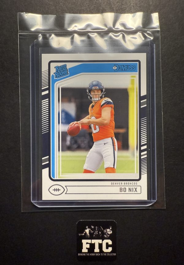 Bo Nix, 2024 Donruss, RC