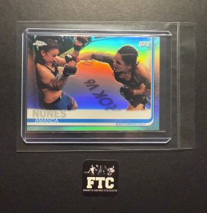 Amanda Nunes, 2019 Topps Chrome UFC, Refractor