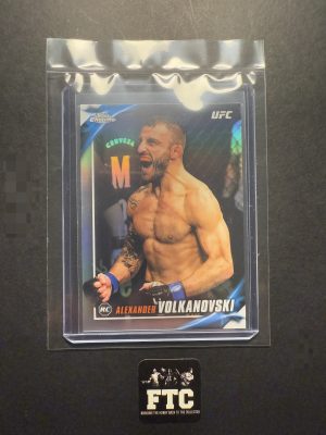 Alexander Volkanovski, 2019 Topps Chrome UFC, Knockout, Refractor, RC