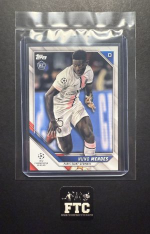 Nuno Mendes, 2022 Topps Champion League, Photo Variation, RC