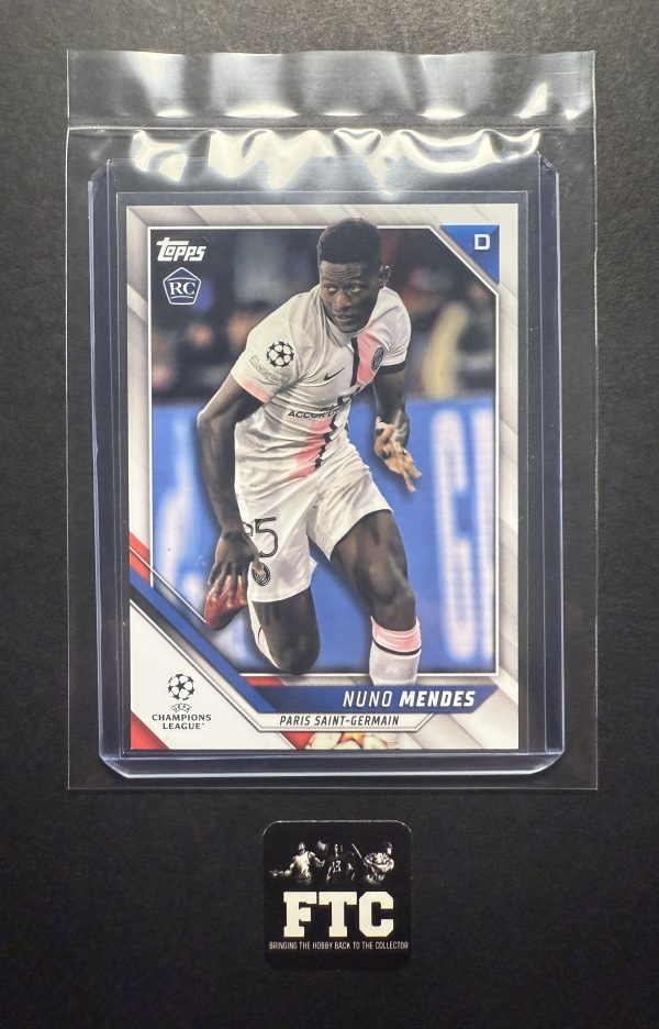 Nuno Mendes, 2022 Topps Champion League, Photo Variation, RC
