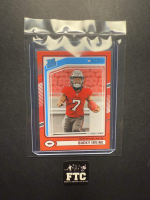 Bucky Irving, 2024 Donruss, Red Press Proof, RC