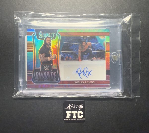 Roman Reigns, 2022 Select WWE, Ringside, Tie-Dye, AU, #'d 4/25, SSP