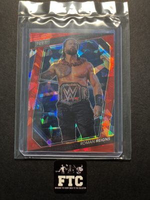 Roman Reigns, 2023 Prizm WWE, Red Sparkle, #'d 34/199