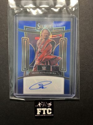 Shinske Nakamura, 2024 Select WWE, Signatures Blue, AU, #'d 8/49, SP