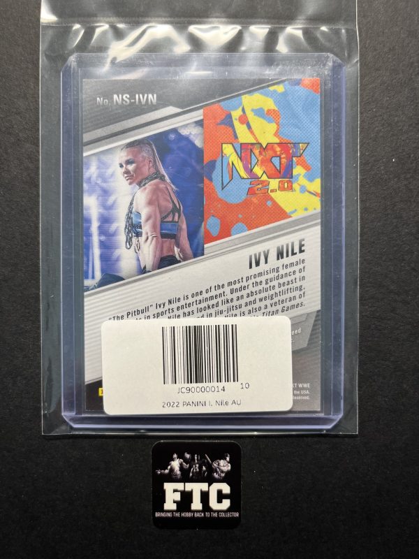 Ivy Nile, 2022 Panini WWE, NXT Signatures, AU, RC - Image 2