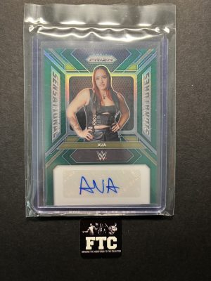 Ava, 2024 Prizm WWE, Sensational Signatures, Green, AU