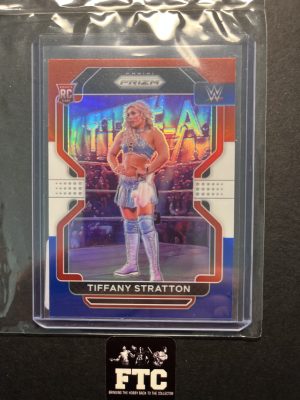 Tiffany Stratton, 2022 Prizm WWE, Red White & Blue, RC