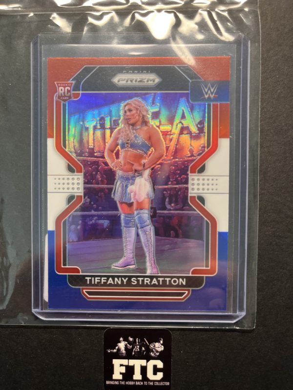 Tiffany Stratton, 2022 Prizm WWE, Red White & Blue, RC