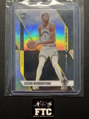 Victor Wembanyama, 2024 Phoenix, Fade to Black, Silver