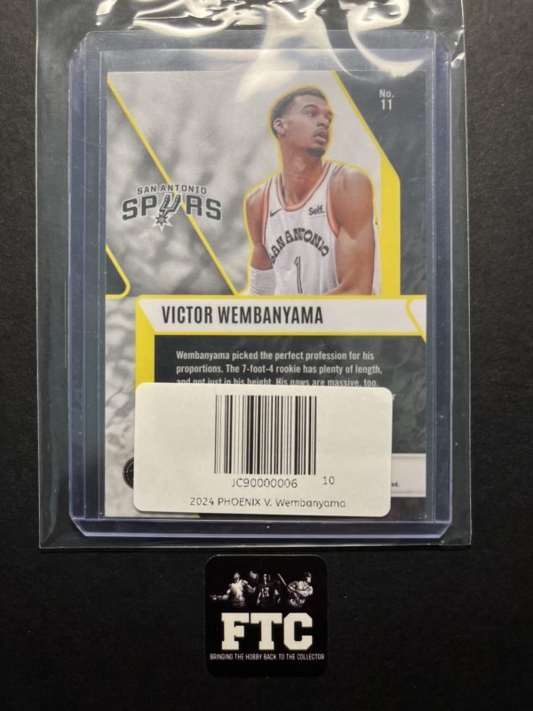 Victor Wembanyama, 2024 Phoenix, Fade to Black, Silver - Image 2