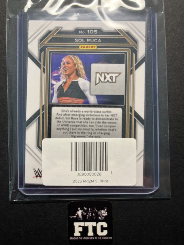 Sol Ruca, 2023 Prizm WWE, Green - Image 2