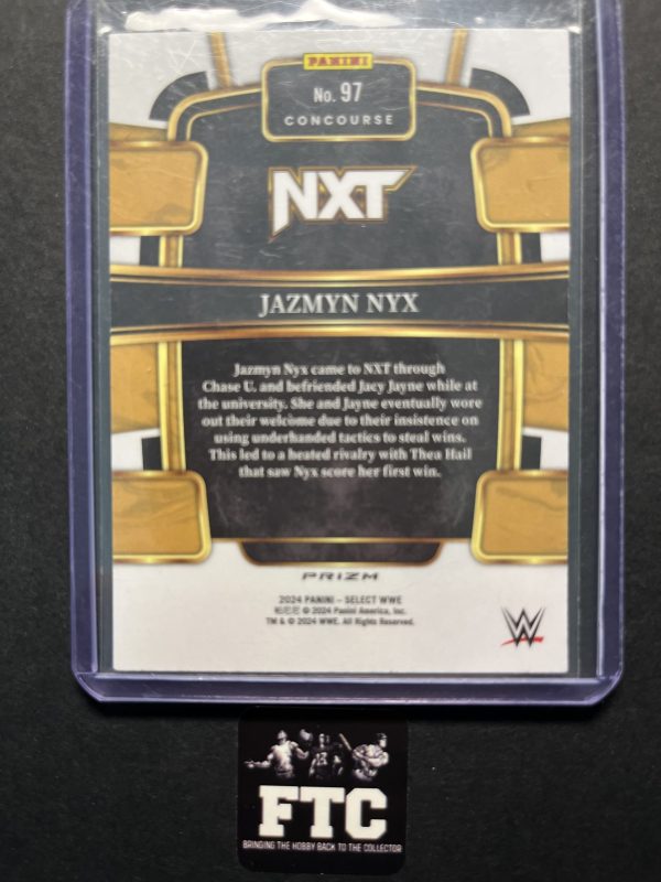 Jazmyn Nyx, 2024 Select WWE, Orange Flash - Image 2
