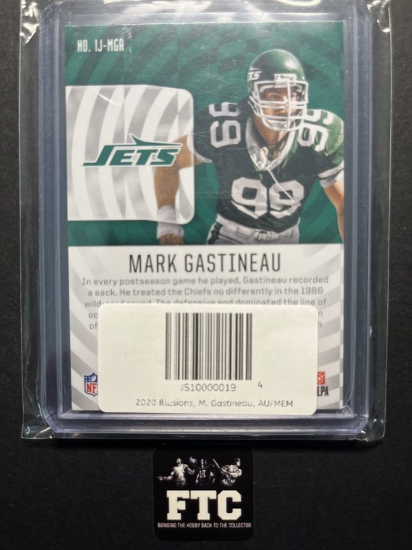 Mark Gastineau, 2020 Illusions, AU/MEM, #'d 21/75 - Image 2