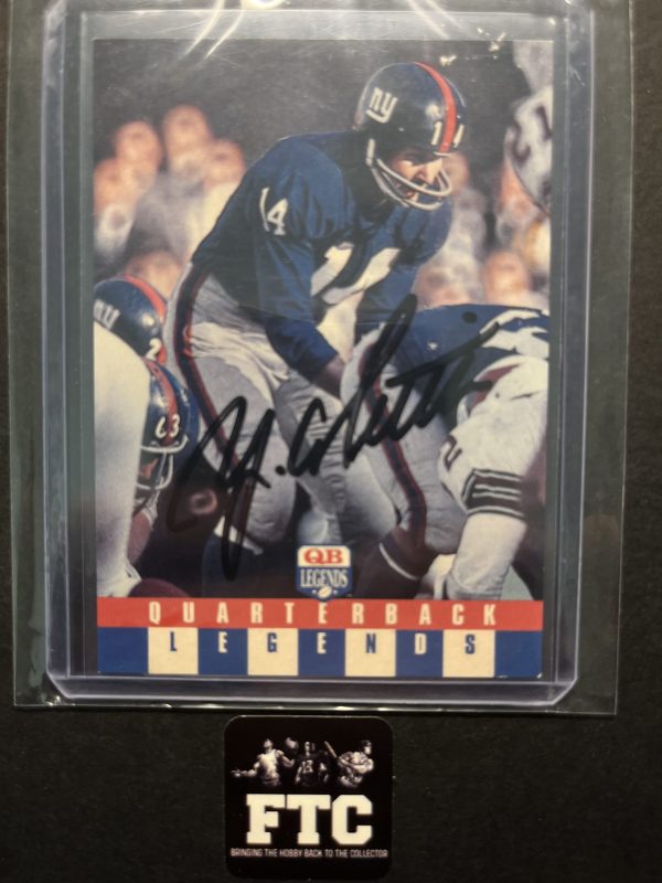 Y.A. Tittle, 1991 QB Legends, AU