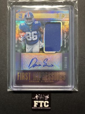 Darius Slayton, 2019 Illusions, First Impressions, AU/MEM, #'d 164/299, RC