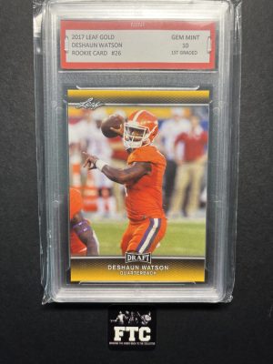 Deshaun Watson, 2017 Leaf Gold, Draft, RC